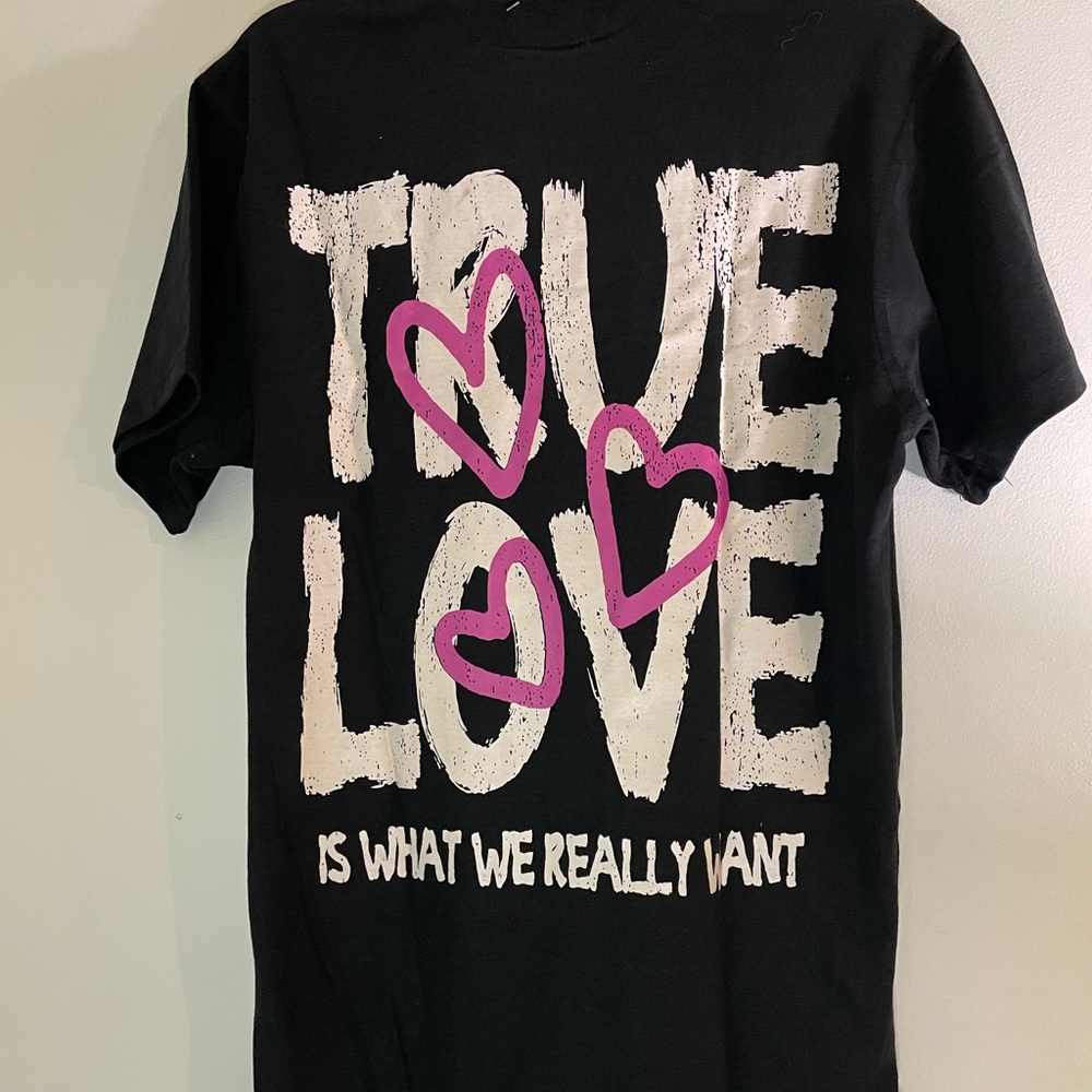 Black and Pink Graphic Tee